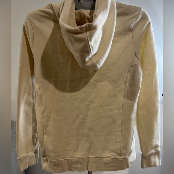 The North Face Trivert Pullover Hoodie beige front pouch pocket women size M - Picture 12 of 16